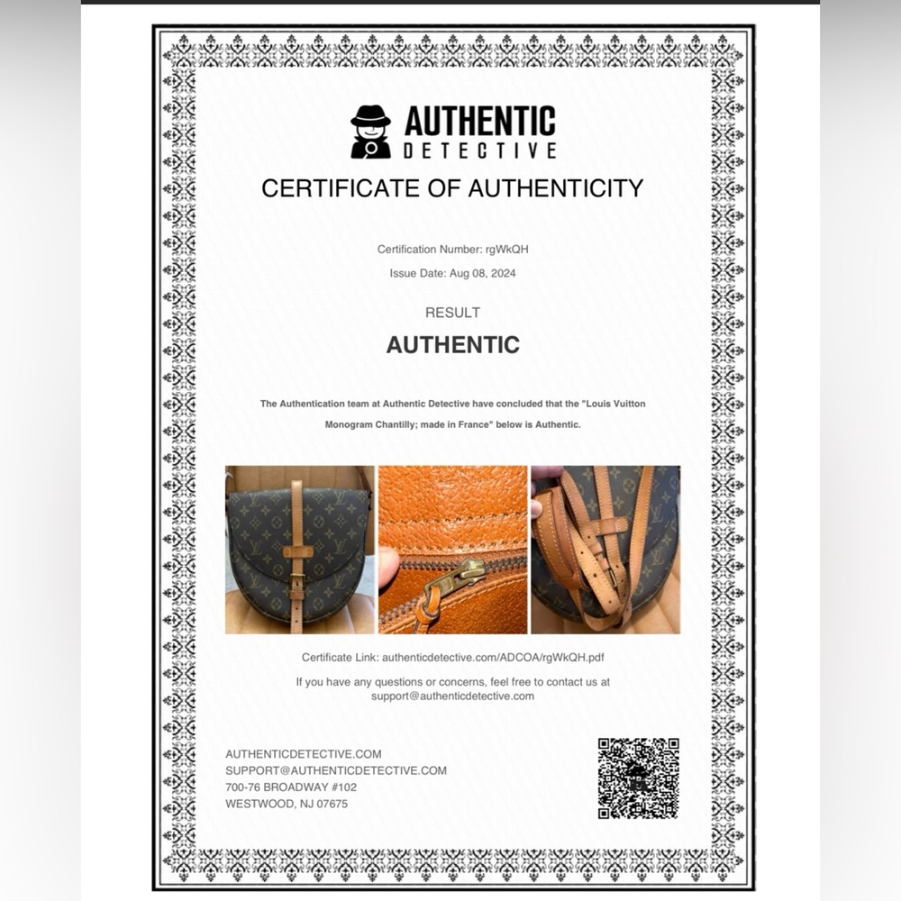 COA (Certicate of Authentication)